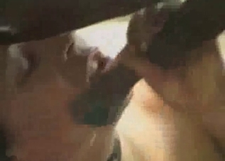 Her stallion is covering her face with cum